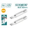Set Punta Plana 50mm 2pcs Total (tac16sl624)