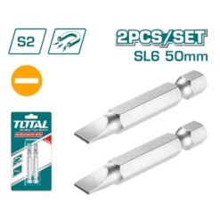 Set Punta Plana 50mm 2pcs Total (tac16sl624)