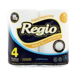 Papel Higenico 4 Rollos 22mt Regio
