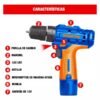 Taladro Atornillador Inalambrico 12v+2b+1 Wadfow (wcds522)