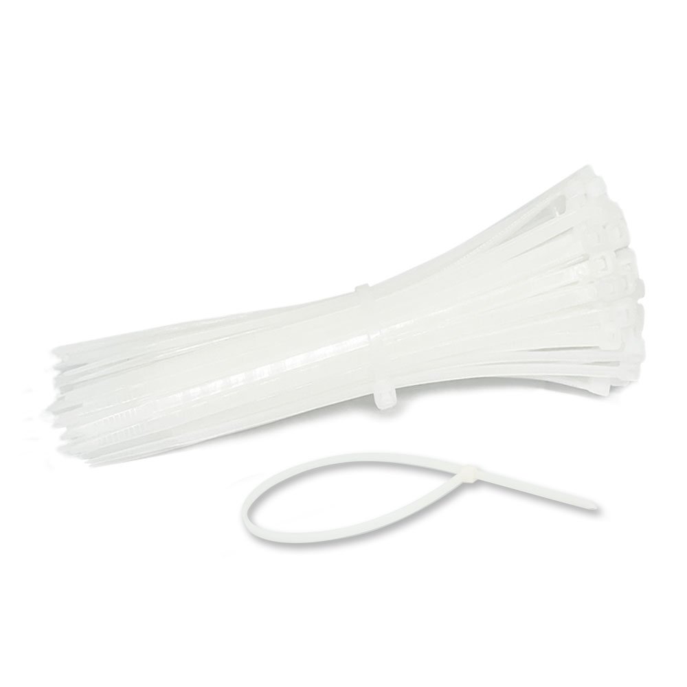 Amarra Plástica Blanca 2.5 x 100mm AMR002
