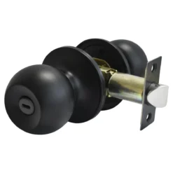 Cerradura Pomo Baño Negro/black Daumer (b500)