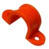 Abrazadera Conduit 20mm Pvc Naranja
