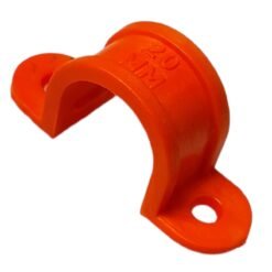 Abrazadera Conduit 20mm Pvc Naranja