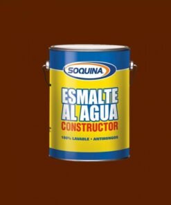 Esmalte Agua Rojo Colonial Constructor Galon Soquina