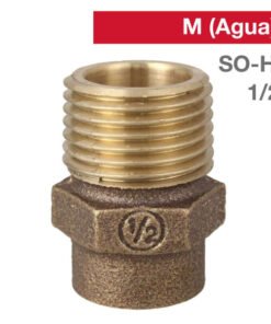 Salida Manguera He-1/2" Bronce C/u