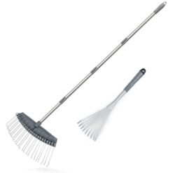 Rastrillo Metalico M/blanco Grande