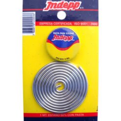 Soldadura Estaño 1 Metro + Pasta Indepp 10g C/u