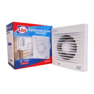 Extractor de Aire Pared 13w (100w) Lioi  15.7 X15.7 Cms