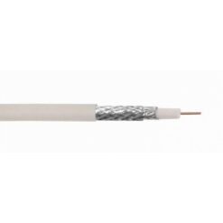 Cable Coaxial Rg-6 x Metro Blanco