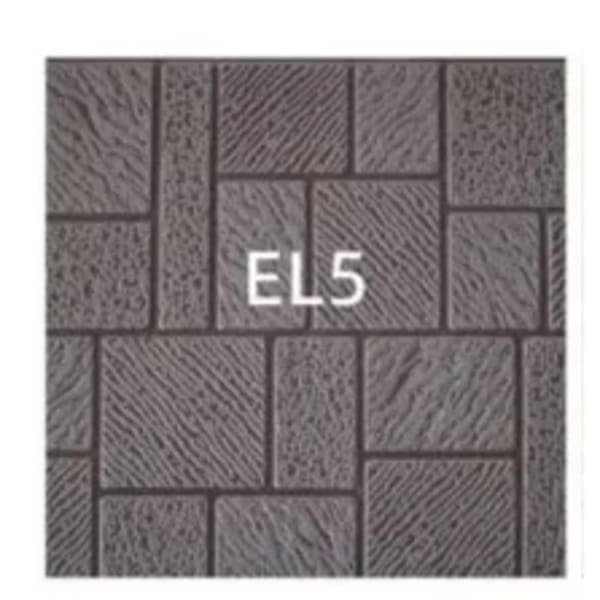 Revestimiento Exterior Alum. Ladrillo Plomo (re-e4) 3.85cm x 3.80mt