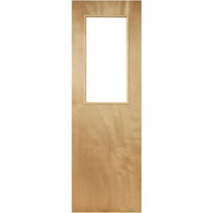 Puerta Terciado 75cms x 2mts C/marco sin Vidrio