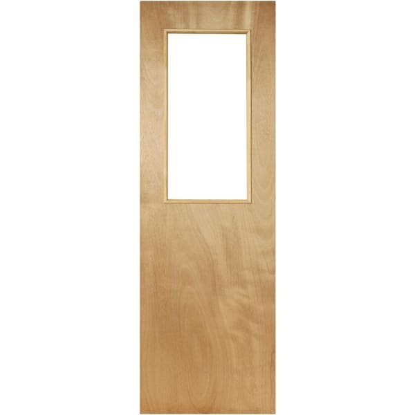 Puerta Terciado 75cms x 2mts C/marco sin Vidrio