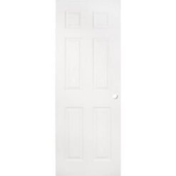 Puerta Sinfonia Hdf 6 Paneles Blanca 80cms x 2mts