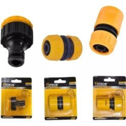 Set Acople Manguera 3/4" Amarillo Teak Garden (gl9302a)