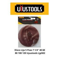 Disco Lija 7 1/4" G-60 C/velcro C/u (ljv760)