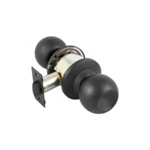 Cerradura Pomo Simple Paso Negro/black Daumer (p500)