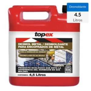 Desmoldante Metal 4.5 Lts Bidon Topex