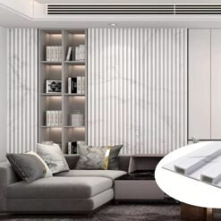 Wall Panel Marmol Blanco Interior 2,4 mt x 0,16 Mts (mf-w2404)