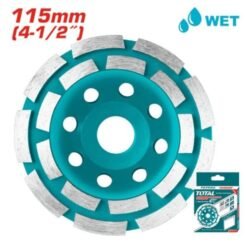 Disco Diamantado Pulir Cemento Doble 41/2" 18 Dientes Total (tac2421151)