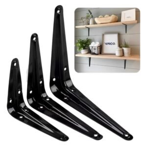 Escuadra Repisa Negra 12x14 Par Lioi
