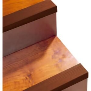 Nariz de Grada Pvc 37x37mm Cafe 3 Metros Dvp