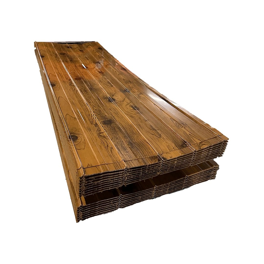 Zinc 5v Diseño Madera Roble 0.30 x 0,895 x 2.50 mt