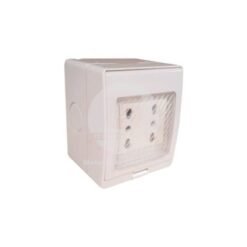 Casquete Hidrobox Ip55 C/enchufe Doble 2p+ 10/16a Ekoline