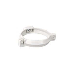 Abrazadera Tubo Bajajada Ajustable Blanca Hoffens