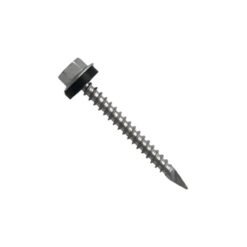 Tornillo Hexagonal con Golilla 12 x 2 1/2" Punta Espada C/u