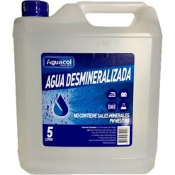 Agua Desmineralizada 5lts Quimica Universal / Dideval