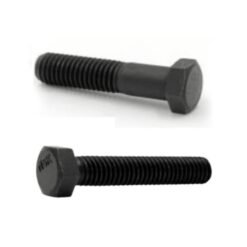 Perno Hex. 1/4"x2" G-2 C/u Negro