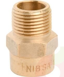Terminal Tetilla 3/8" Hilo Izq. Bronce