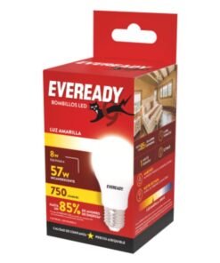 Ampolleta Led 8w Equivale A 60w Luz Fria Eveready