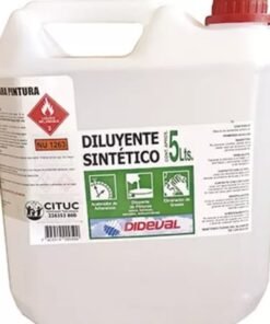 Diluyente Sintetico Bidon 5lts Dideval