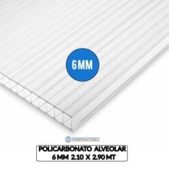 Policarbonato Alveolar Transp 4mm 2.10x2.90mts