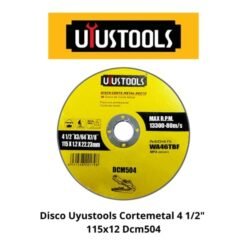 Disco Corte Fierro 4 1/2" x 1.2mm Uyustool