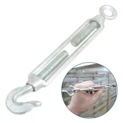 Tensor 5/16" (8mm) Gancho Ojo Galvanizado C/u