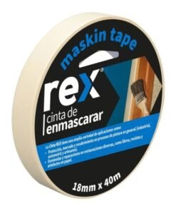 Cinta Enmascarar 3/4" (18mm) C/u (pegote) Rex