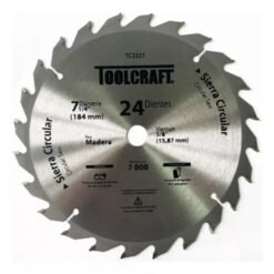 Disco Corte Madera 7 1/4" 40dts Toolcraft