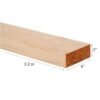 Madera Seca Cepillada 2x5x3.20mt C/u