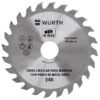 Disco Corte Madera 7 1/4" 24dts Wurth