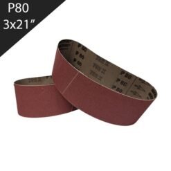 Repuesto Lija Banda 3"x21 # 80 (unidad)