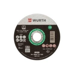 Disco Corte Fierro 4 1/2" x 1.0mm Wurth