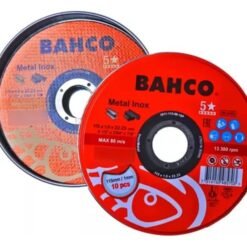 Disco Corte Fierro 4 1/2" x 1mm Bahco Caja Metalica 10 Unidades