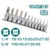 Juego Dadospunta Torx (estrella) 12 Pcs Total (tht1438121)