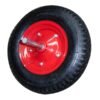 Rueda Carretilla 400x8 Roja Geobosques S/pasador