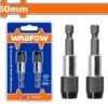 Porta Puntas Magnetico con Desbloqueo 2 Pzas 3/8 x 50mm Wadfow (wsv3k01)