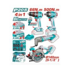 Combo Inalambrico Percutor 13mm + Llave de Impacto 500 (tosli241169)