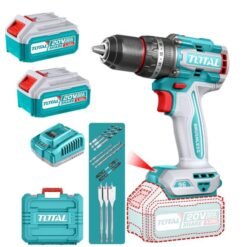Taladro Percutor Inalambrico 13mm 96nm 20v + 2 Baterias + Cargador